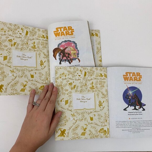 Disney Lucasfilm Little Golden Book Kids Star Wars Set Jedi Sith Hope - Lot of 5 - Picture 8 of 9
